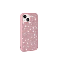 Apple iPhone 15 Uyumlu Kılıf Parlak Taşlı Tasarım Zore Pırlanta Kapak (Pembe)
