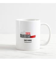Tekstil Mühendisi Kupa Bardak (1. Tasarım) (Beyaz)
