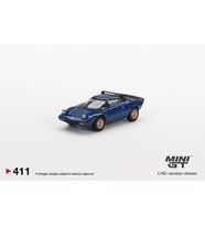 Mini GT Lancia Stratos HF Stradale Bleu Vincennes 411 (Çok Renkli)