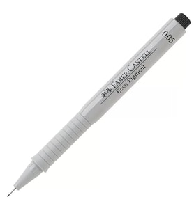 Faber Castell Ecco Pigment Çizim Kalemi 0.05 mm Siyah 166099