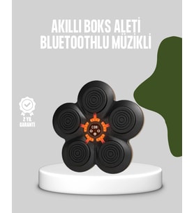 Akıllı Müzikli Boks Makinesi Bluetooth Bağlantılı Işıklı Hedefli Fitness Aleti