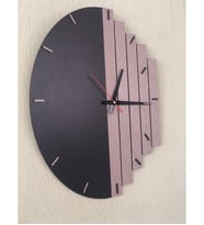 Modern Dekoratif Ahşap Duvar Saati