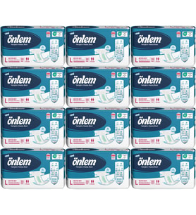 Önlem Hasta Bezi Bel Bantlı Tekstil Yüzey L - Large - Büyük 360 Adet (12PK*30)
