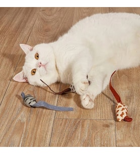 Peluş Fare Kedi Oyuncağı 3 Adet