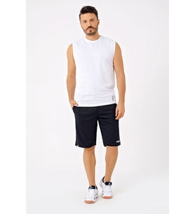 Uhlsport Erkek Beyaz Marvin Kolsuz T-shirt - 3211101-Beyaz