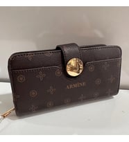 Armine Bayan Çanta Baskılı Kahve ARC0402