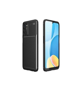 Oppo A55 5G Uyumlu Kılıf Zore Negro Silikon Kapak (Siyah)