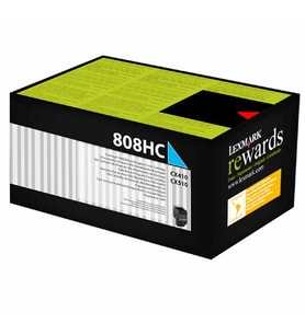 Tonersepeti Lexmark CX410-80C8HC0 Mavi Orjinal Toner Y.K