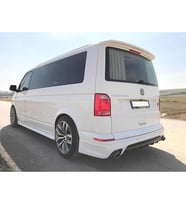 Volkswagen Transporter T7 Izgaralı Arka Ek Mat Siyah Plastik