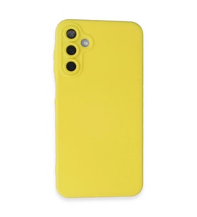 Samsung Galaxy A05s Kılıf Nano İçi Kadife Silikon - Sarı