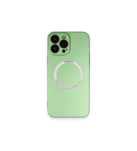Iphone 13 Pro Kılıf Magneticsafe Lens Silikon - Yeşil