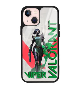 iPhone 13 Valorant Viper Tasarımlı Glossy Telefon Kılıfı