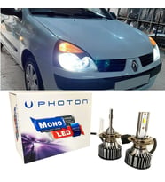 Renault Clio 2 Led Xenon Kısa Far Ampulü H7 Mono Yeni Seri Beyaz 2002-2006