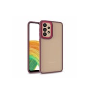Samsung Galaxy A52 Uyumlu Kılıf Zore Flora Kapak (Kırmızı)