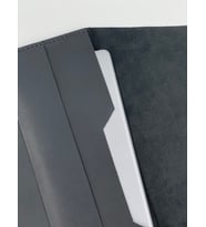 Macbook Air Uyumlu Siyah Hakiki Deri Kılıf