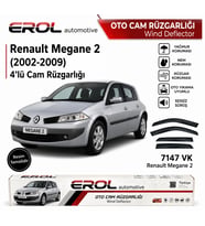 Renault Megane 2 (2002-2009) 4'lü HB Mugen Cam Rüzgarlığı
