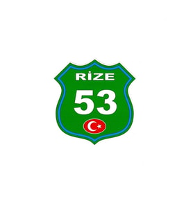 53 Rize Sticker - 53 Rize Sticker Kaliteli Ürün Dışa Dayanıklı