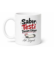 Çorabını Yerde Bırakan Kocaya Sabır Testi Esprili Kadın Kupa Bardak Hediye