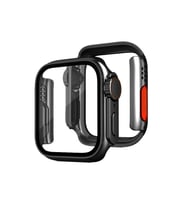 Newface Apple Watch 40mm Watch 49mm Kasa Dönüştürücü ve Ekran Koruyucu - Siyah