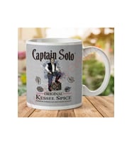 1-2038 Star Wars Captain Solo Original Kessel Spice İki Tarafı Baskılı Kupa Bardak
