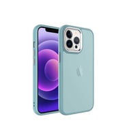 Apple iPhone 13 Pro Max Uyumlu Kılıf Buzlu Sert PC Zore May Kapak (Turuncu)
