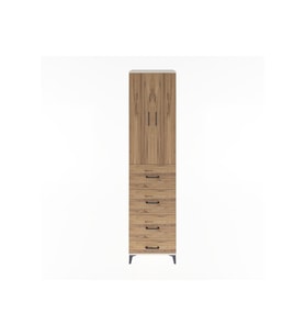 Hyperion Dolap 3 Raflı 4 Çekmeceli 2 Kapaklı 60x44x243 Aytaşı-Çam