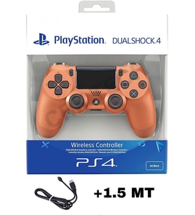 Playstation DualShock 4 Uyumlu V2 Yenilenmiş Ps4 Oyun Kolu Pc + Ps4 (1.5MT ŞARJ KABLOSU) HEDİYEE