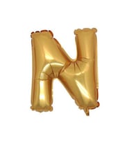 Folyo balon harf n altın 40 inc p1-