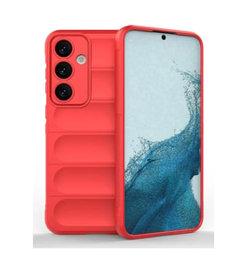 Newface Samsung Galaxy S24 Kılıf Optimum Silikon - Kırmızı