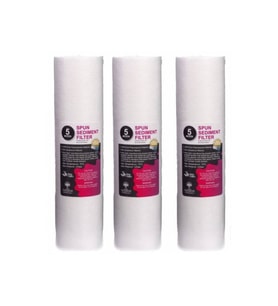 Su Arıtma Cihazı Filtresi 3lü 5 Mikron Sediment Filtre Seti