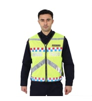 Orijinal Fosforlu Jandarma Trafik Yeleği - Askeri Malzeme