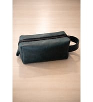 Deriva Çok Amaçlı Deri Erkek El Çantası – Fermuarlı Organizer (20×9×9 cm) (Haki)