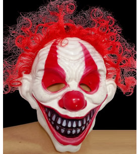 VIP BAD CLOWN HALLOWEEN HORROR MASK VIP CADILAR BAYRAMI KORKU MASKESİ SAÇLI KÖTÜ PALYAÇO MASKESİ
