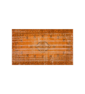 Vintage El Yapımı Eskitme Halı 152x259 cm 9778
