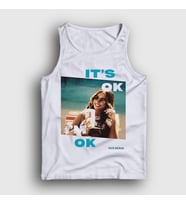 Presmono Unisex Beyaz It's Ok I'm Ok Tate Mcrae Atlet 532568tt