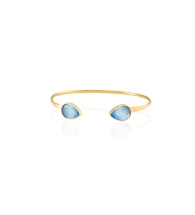 Kadir Jewellery 22 Ayar Altın Kaplama El İşçiliği Zirkon Taşlı Kadın Charm Bileklik
