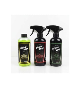 Shine Wax Seramik Şampuan & Jant Temizleyici & Lastik Parlatıcı Sprey 500 ml 3'lü Set