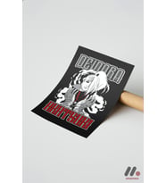 Naruto Deidara Akatsuki Poster, Çerçevesiz Yüksek Kalite Duvar Afişi - Anime Severlere