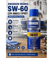 SWANSON WORKS SW-60 Çok Amaçlı Sprey Endüstriyel Kalite