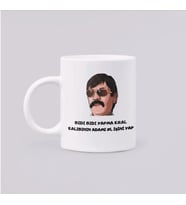 DYNTASARIM Kurtlar Vadisi Temalı Bıdı Bıdı Yapma Kral Kalıbının Adamı Ol İşinİ Yap Baskılı Kupa Bardak