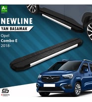 S-Dizayn Opel Combo E Uzun Şase NewLine Krom Yan Basamak 213 Cm 2018 Üzeri A+ Kalite