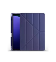 Samsung Galaxy Tab S9 Plus Uyumlu Kılıf Zore Tri Folding Kalem Bölmeli Standlı Kılıf
