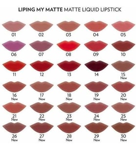 Liping My Matte Likit Ruj No: 30 - Suya Dayanıklı Ultra Mat Ruj