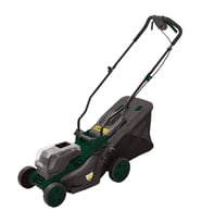 Klpro KLBLM36-00 36V Şarjlı Çim Biçme Makinesi Aküsüz/Solo Tek Makine 340mm (Yeşil)