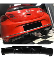 Opel Astra J HB Rieger Difüzör Parlak Siyah Plastik 2012 2013 2014 2015 Arka-difizör-bodykit-ek