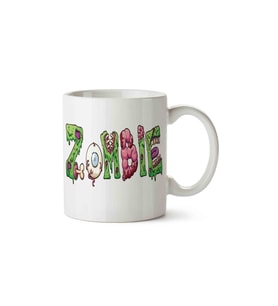Zombie Porselen Kupa Bardak