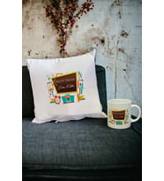 English Teacher Kupa Bardak ve Yastık Set 007 (Beyaz)