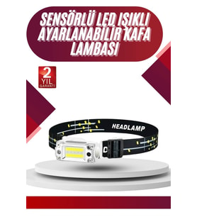 Northcity Şarjlı ve Sensörlü LED Kafa Lambası - Ellerinizi Serbest Bırakan Güçlü Kamp Işığı