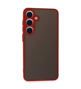 Samsung Galaxy S24 Kılıf Montreal Silikon Kapak - Kırmızı