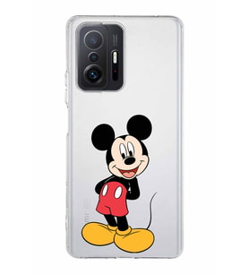 Xiaomi  Mi 11T Pro  Uyumlu Kapak Mickey Mouse Tasarımlı Şeffaf  Kılıf